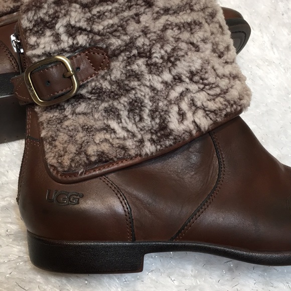 UGG Shoes - UGG bootie brown 8 EU 39 great cond